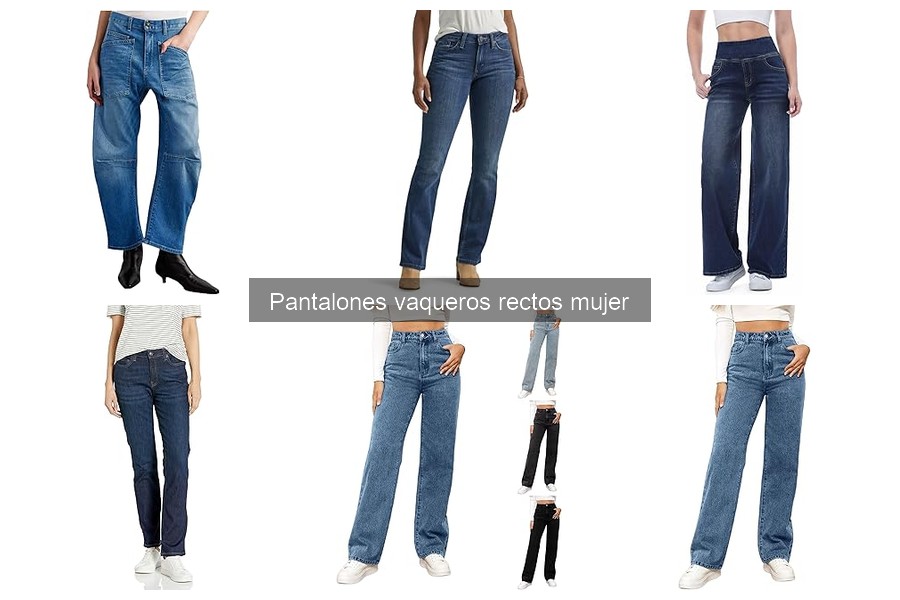 Cómo cuidar y lavar pantalones vaqueros rectos mujer