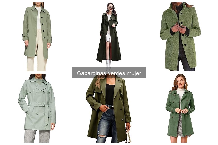 Cómo cuidar y mantener tu gabardina verde para mujer