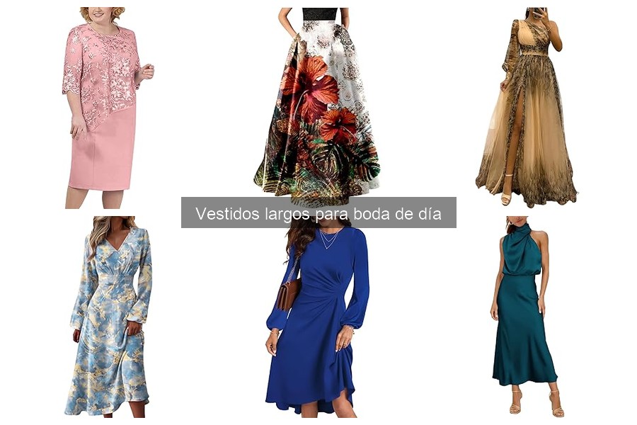 Cómo elegir el vestido largo perfecto para una boda de día