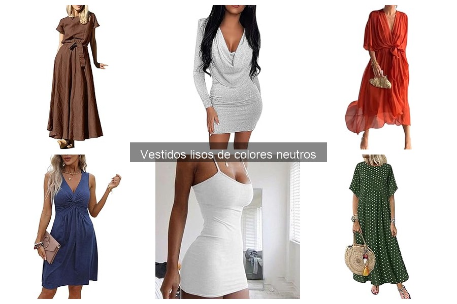 Cómo elegir el vestido liso de color neutro para tu cuerpo