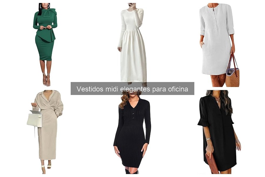 Cómo elegir el vestido midi ideal para la oficina