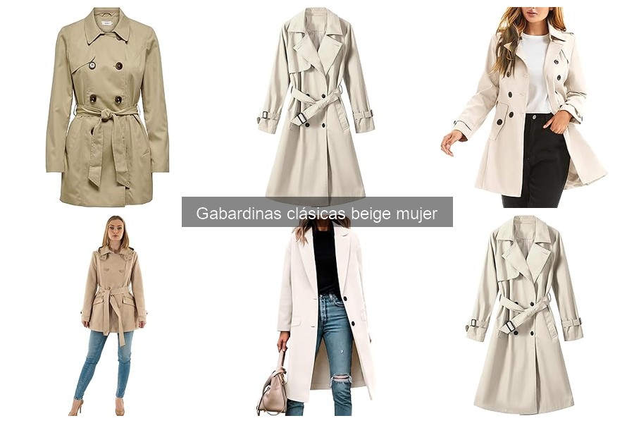 Cómo elegir la gabardina clásica beige ideal para tu cuerpo