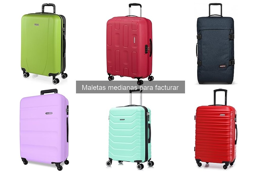 Cómo elegir la maleta mediana ideal para facturar