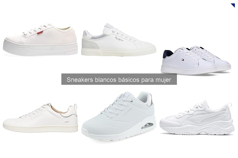 Cómo elegir sneakers blancos básicos para mujer