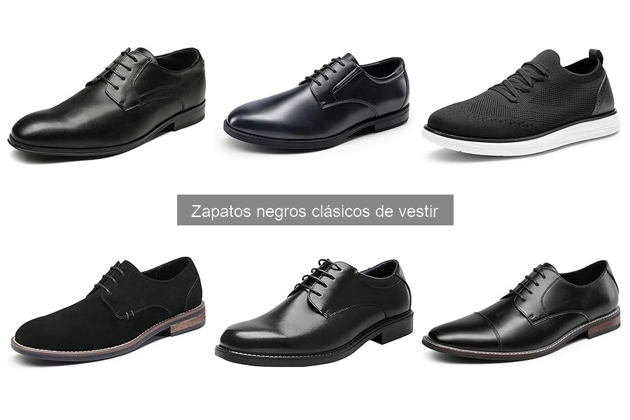 Cómo elegir zapatos negros clásicos de vestir para cada ocasión