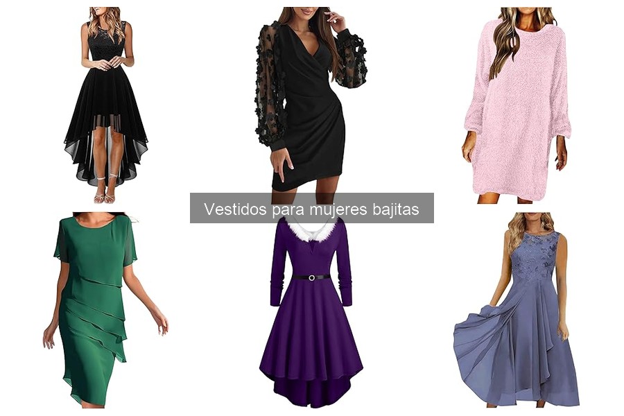 Cómo encontrar la talla perfecta de vestidos para bajitas