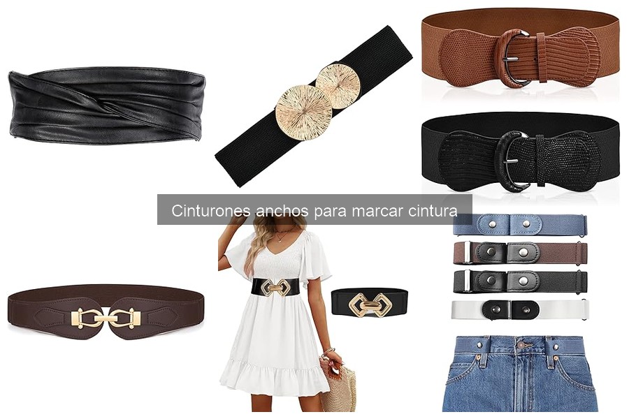 Cómo estilizar cinturones anchos en diferentes outfits