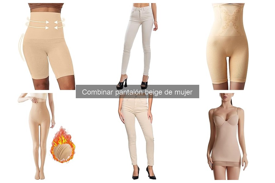 Cómo estilizar pantalón beige para un look de oficina