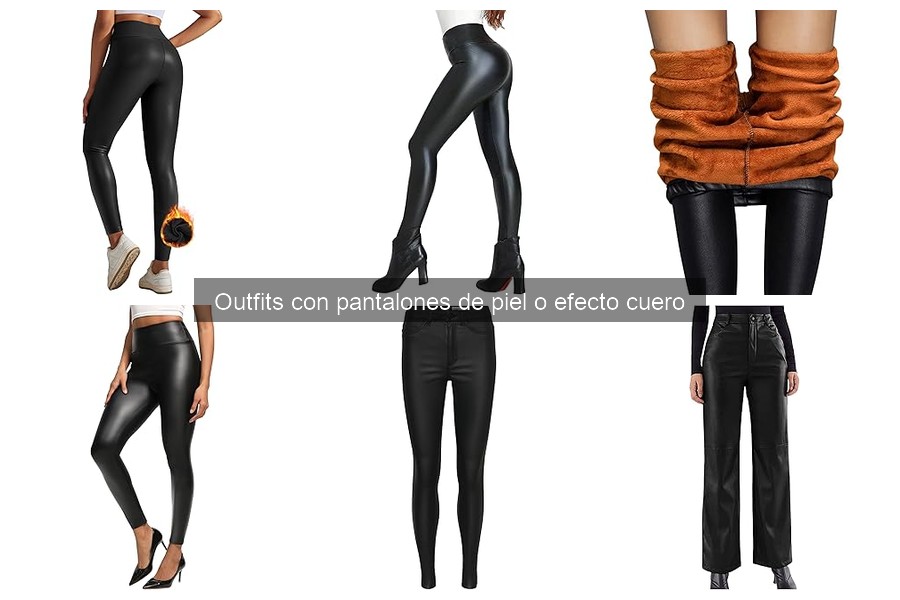 Cómo estilizar pantalones de piel para un look profesional