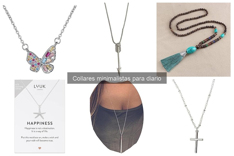 Cómo mantener collares minimalistas en excelente estado