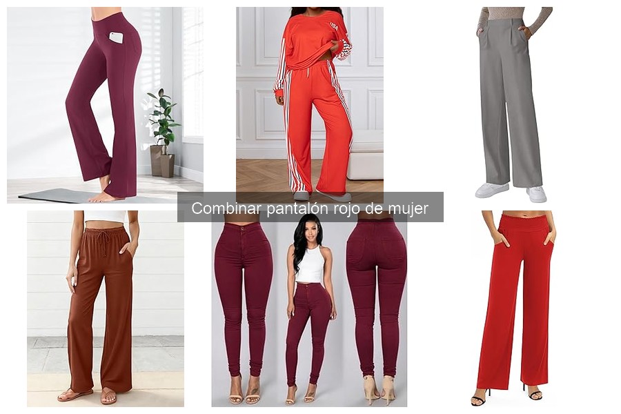 Cómo usar pantalones rojos en cualquier estación