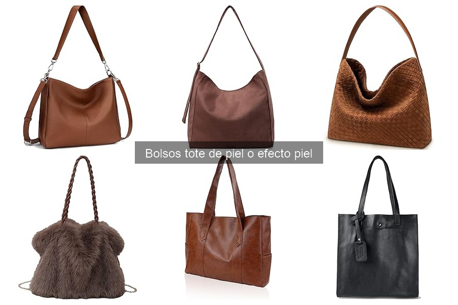 Comparativa: Bolsos Tote de Piel vs. Sintético
