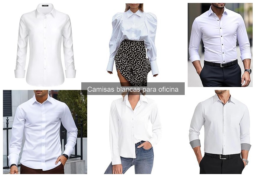Comparativa: Camisas blancas de manga larga vs corta para oficina