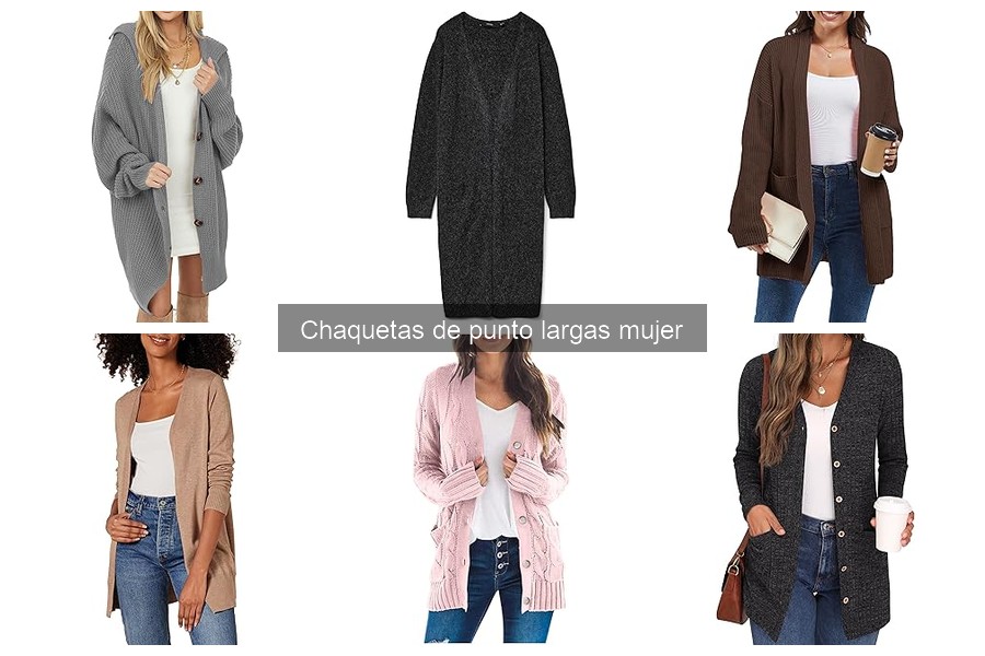 Comparativa Chaquetas de Punto Largas vs Cortas para Mujer