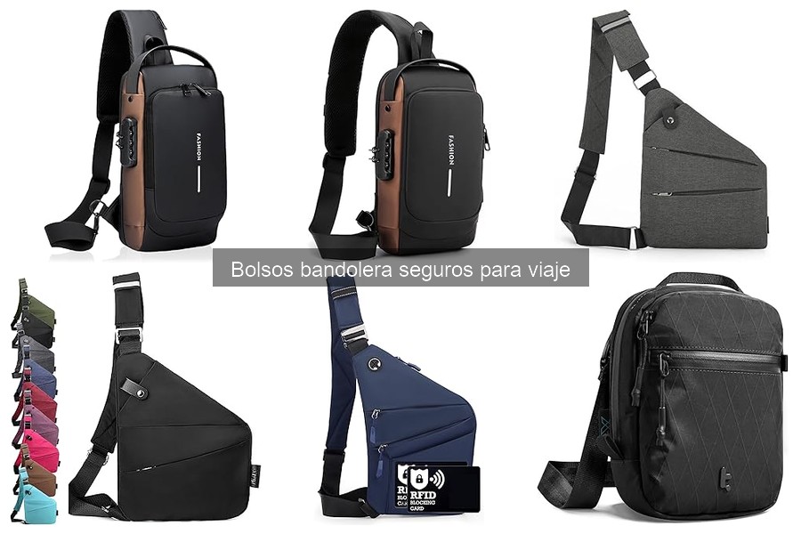 Comparativa de bolsos bandolera seguros para viajar