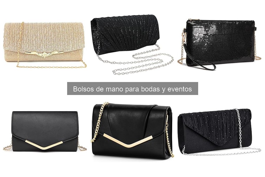 Comparativa de Bolsos de Mano para Bodas y Eventos