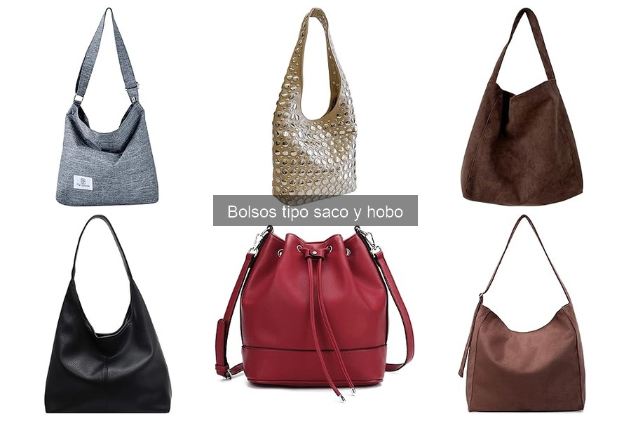 Comparativa de Bolsos Tipo Saco y Otros Estilos