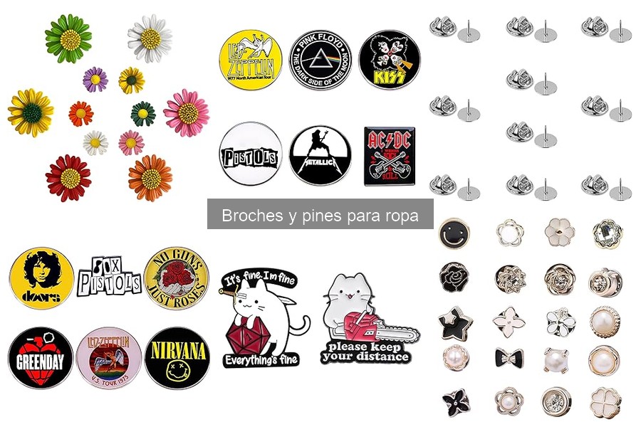 Comparativa de broches y pines para ropa: mejores marcas
