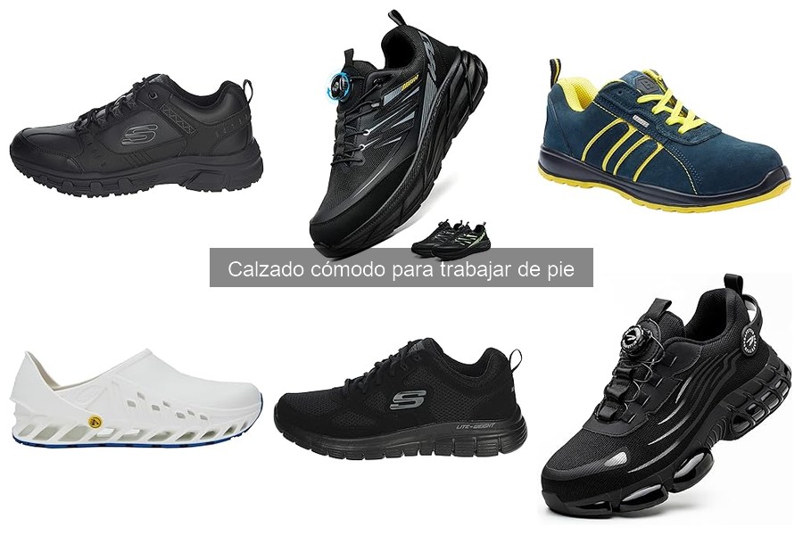 Comparativa de calzado cómodo para trabajar: marcas destacadas