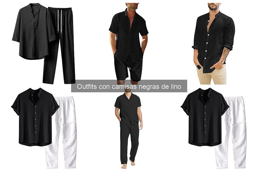 Comparativa de Camisas Negras de Lino: Mejores Marcas