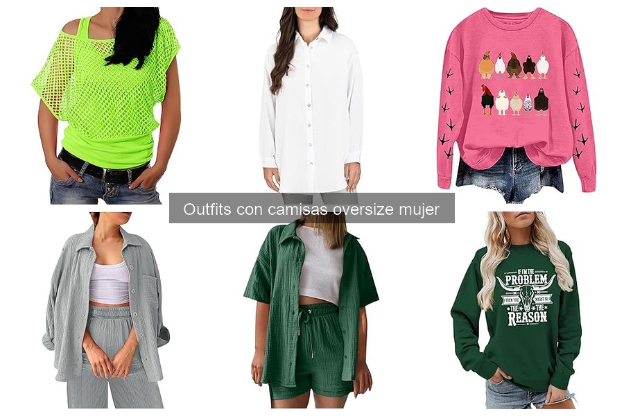Comparativa de camisas oversize para mujer: ¡elige la mejor!