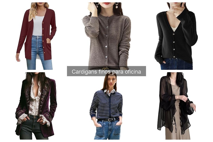 Comparativa de Cardigans Finos para Oficina: Mejores Marcas