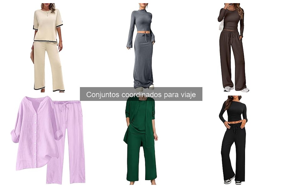 Comparativa de conjuntos coordinados para viajar: calidad y precio