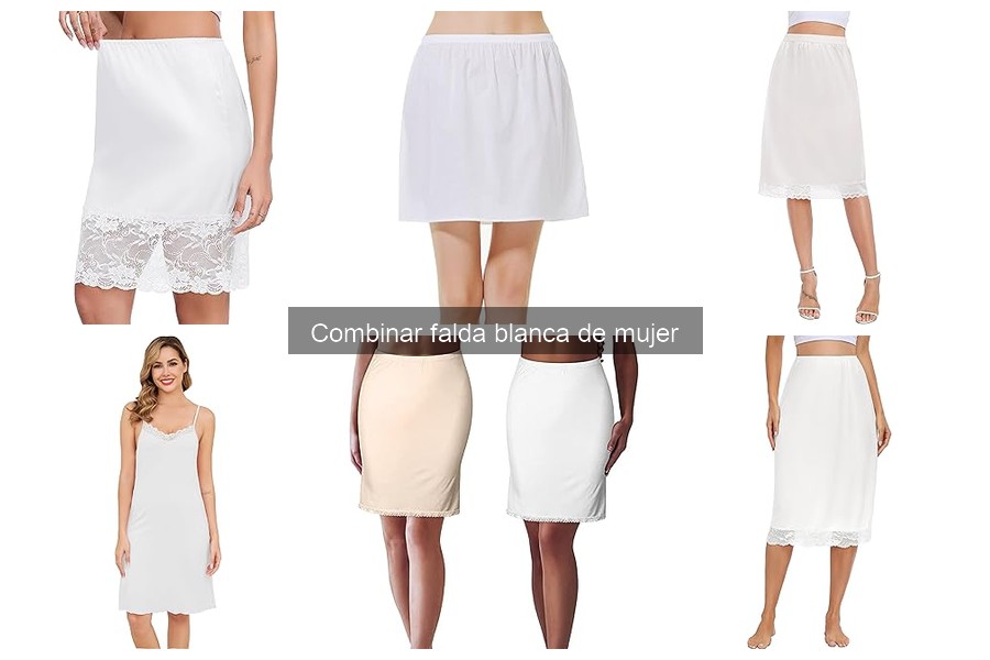 Comparativa de faldas blancas para mujer: calidad y precios