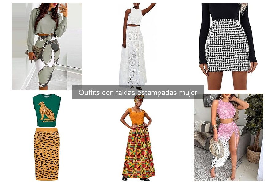 Comparativa de Faldas Estampadas de Marca para Mujer
