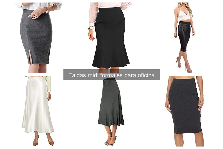 Comparativa de Faldas Midi Formales: Materiales y Estilos