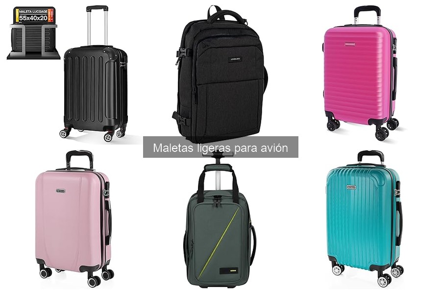 Comparativa de Maletas Ligeras para Avión: Mejores Marcas
