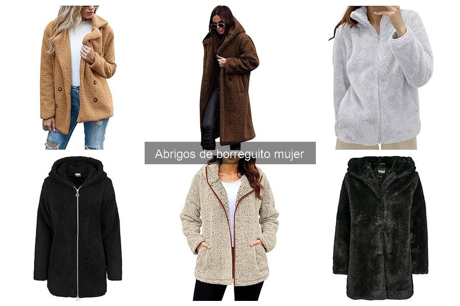 Comparativa de marcas de abrigos de borreguito para mujer