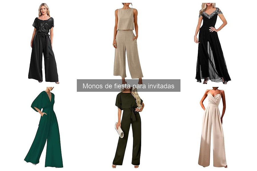 Comparativa de Marcas de Monos de Fiesta para Invitadas