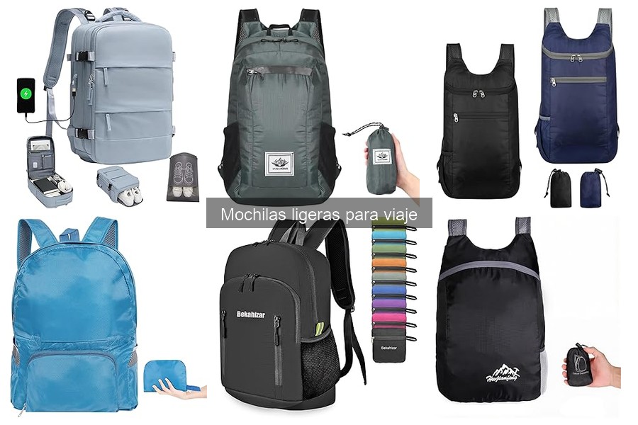 Comparativa de mochilas ligeras y tradicionales para viajar