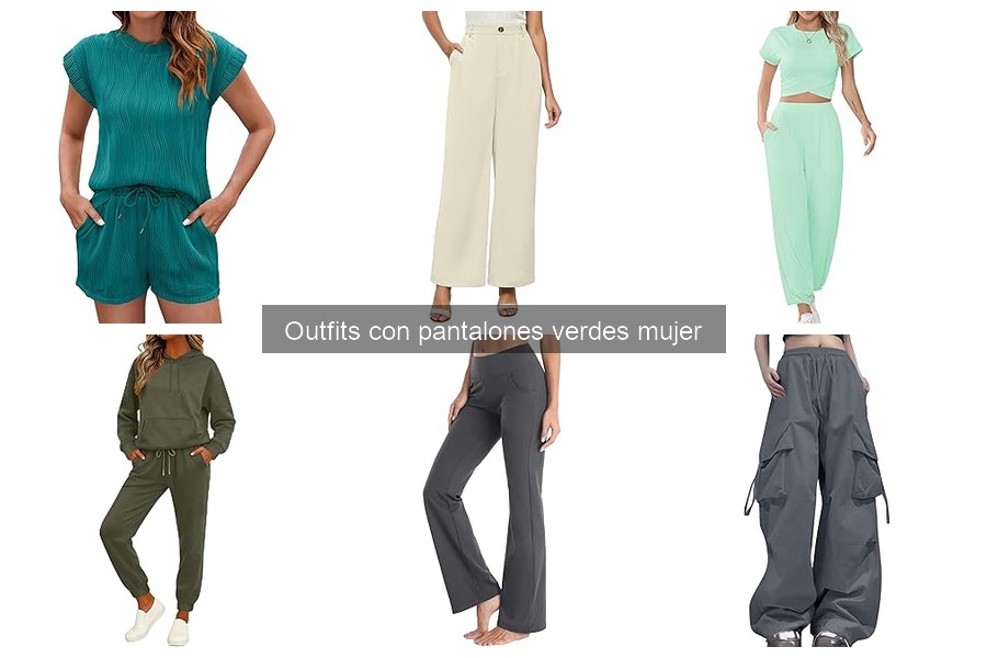 Comparativa de pantalones verdes para mujer: marcas y estilos