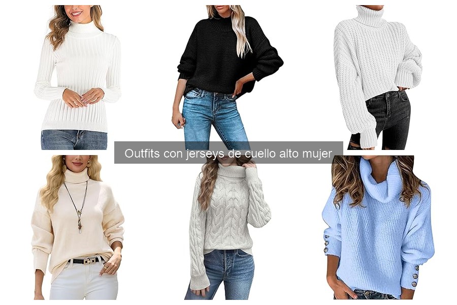 Comparativa de precios de jerseys de cuello alto para mujer