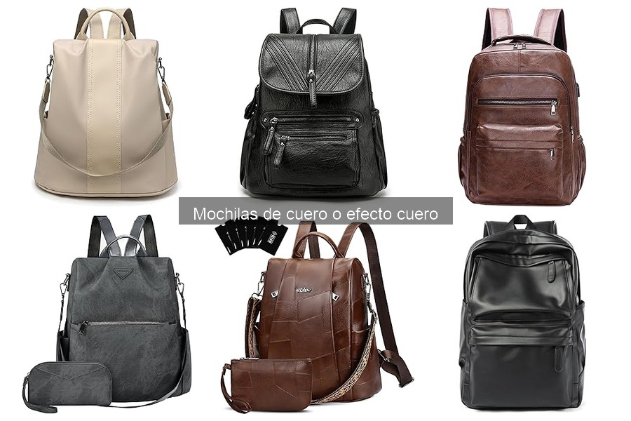 Comparativa de precios de mochilas de cuero en tiendas online