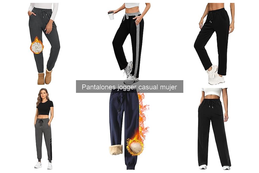 Comparativa de precios pantalones jogger casual para mujer