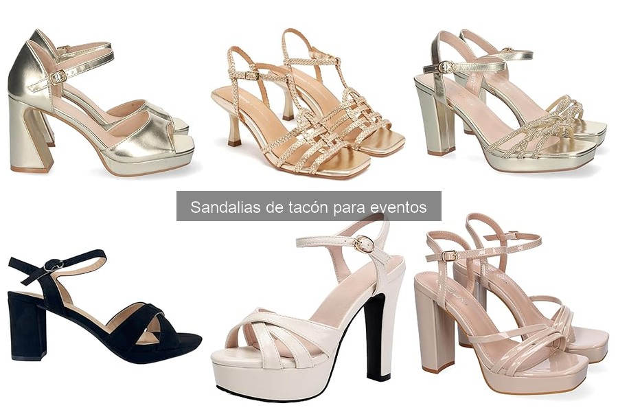 Comparativa de Sandalias de Tacón para Eventos: Mejores Marcas