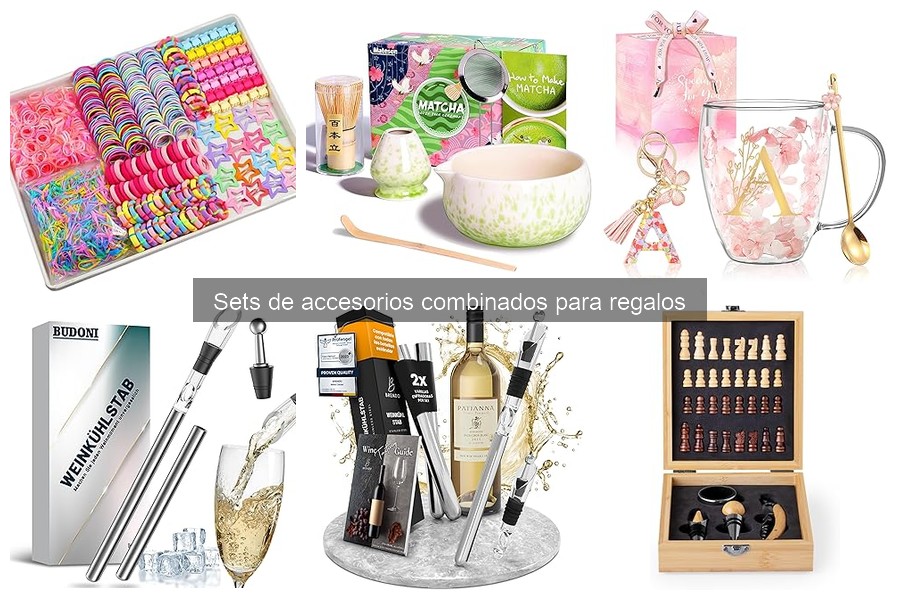 Comparativa de Sets de Accesorios Combinados para Regalos