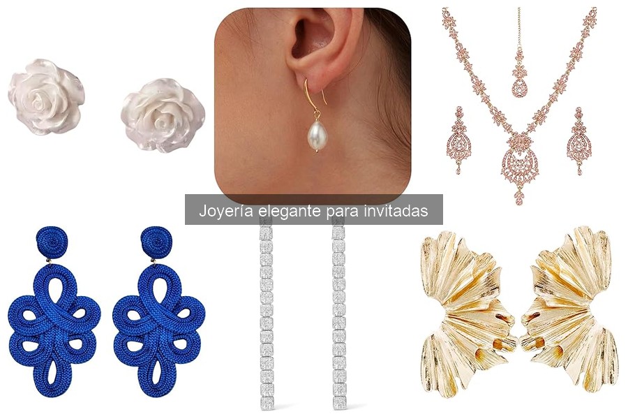Comparativa de Tendencias en Joyería Elegante para Invitadas