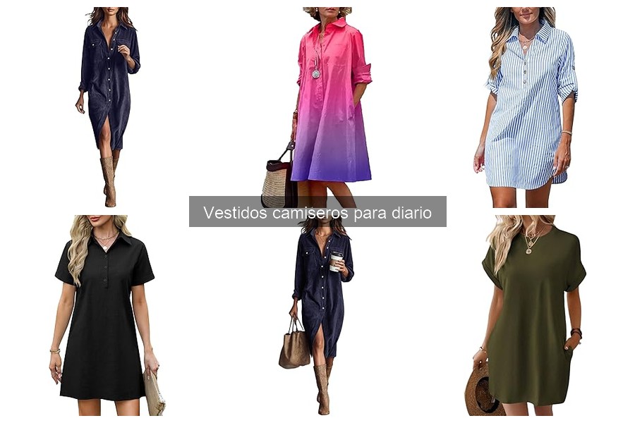 Comparativa de vestidos camiseros: calidad y diseño