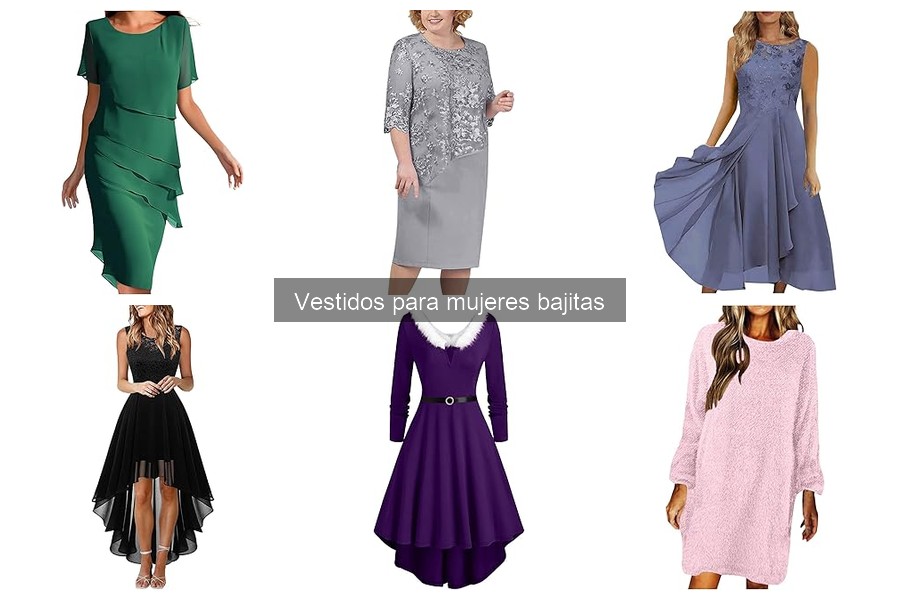 Comparativa de Vestidos Casual y Elegantes para Mujeres Bajitas