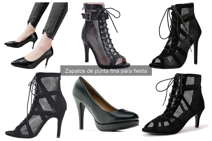 Comparativa de zapatos de punta fina para fiesta 2023