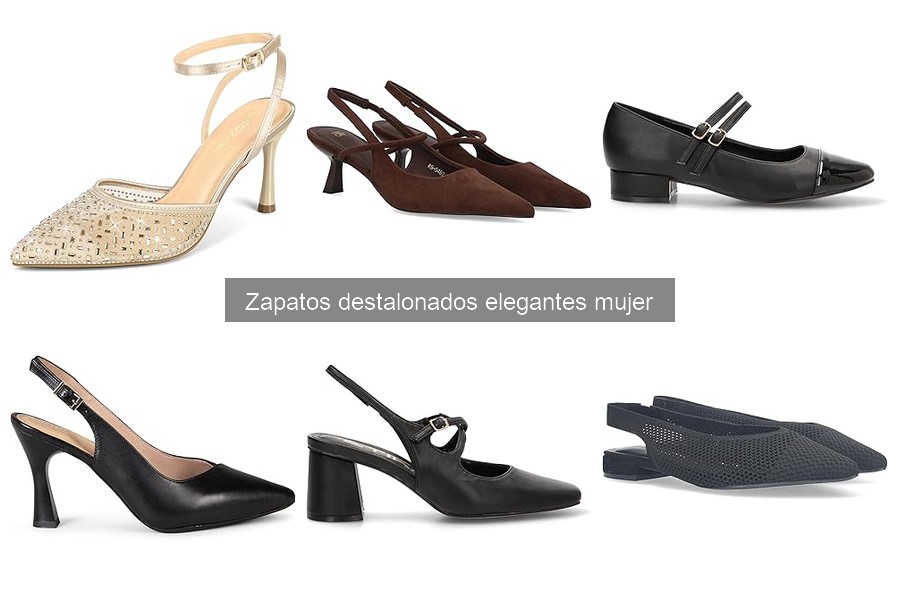 Comparativa de Zapatos Destalonados Elegantes para Mujer