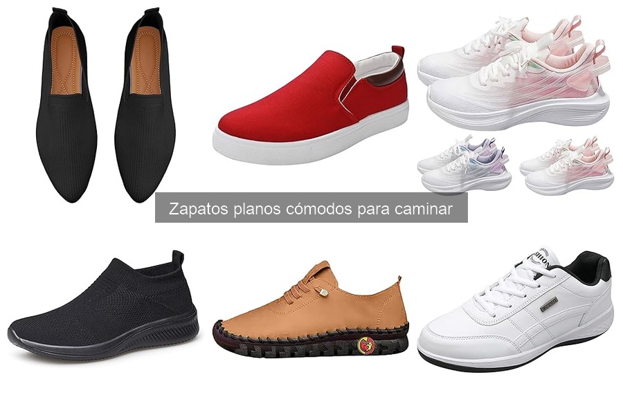 Comparativa de zapatos planos y con tacón para caminar