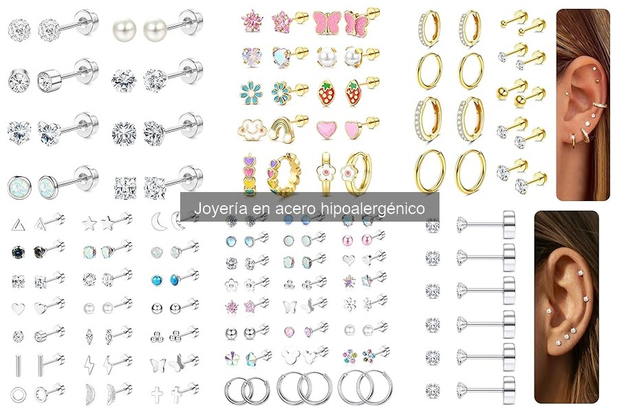 Comparativa: Joyería en Acero Hipoalergénico vs. Oro y Plata