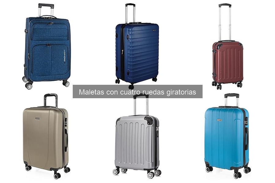 Comparativa: Maletas de 4 ruedas vs 2 ruedas giratorias