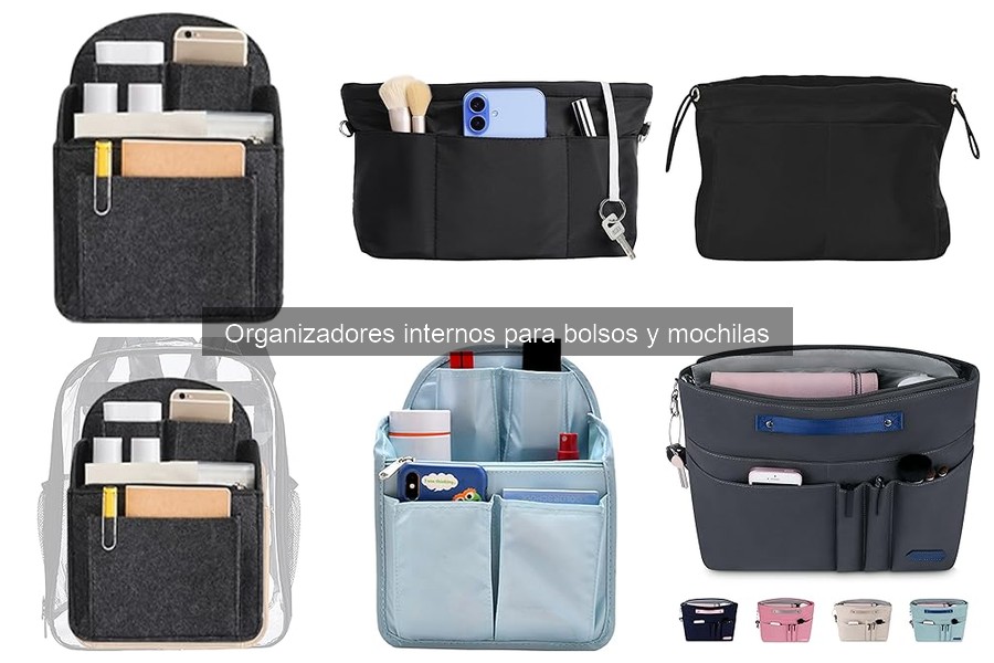 Comparativa: ¿Organizador interno para bolso o caos total?