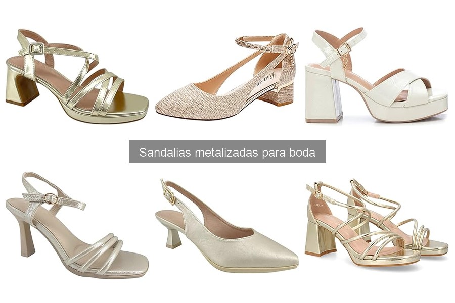Comparativa: Sandalias Metalizadas vs. Otros Materiales para Bodas
